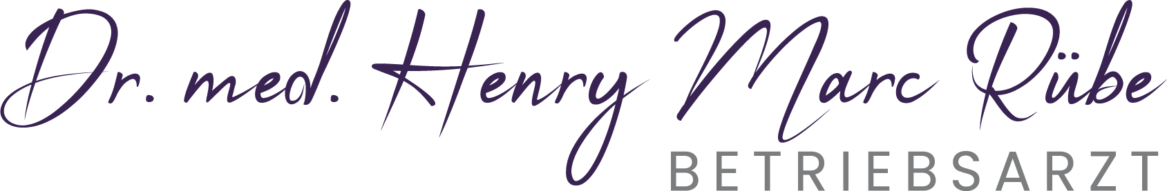 Logo Dr. med. Henry Marc Rübe